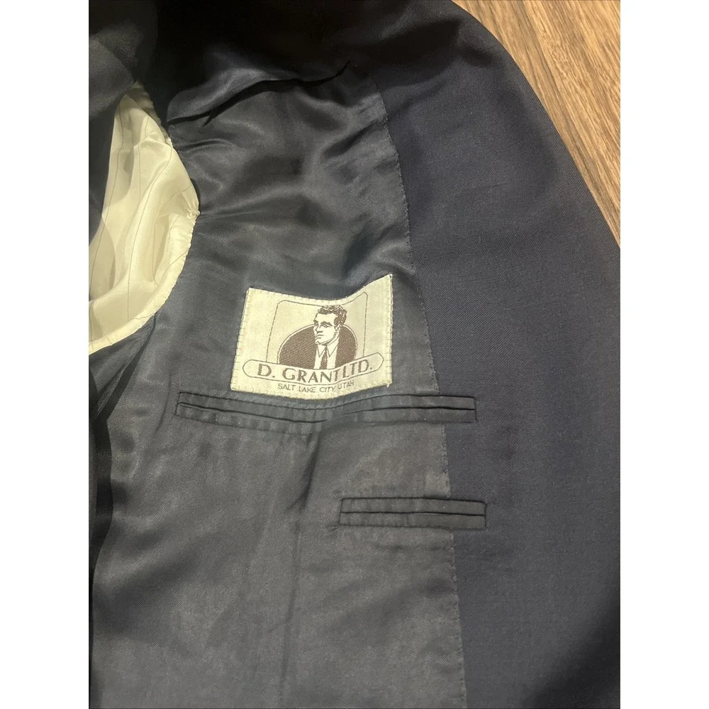 CANALI Proposta Wool Navy Blue Sport Coat Mens Size 54L EU Made In Italy